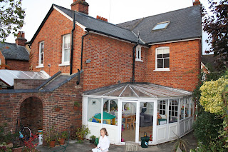 House with old conservatory