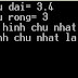 Xuất/nhập trong C++: Diện tích và chu vi Hình chữ nhật