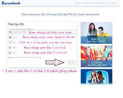 HUONG DAN KICH HOAT THE VA CAP PIN SACOMBANK