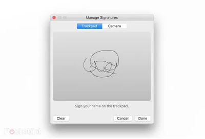 Use Preview to create a digital signature