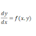 Solving First-order Ordinary differential equations