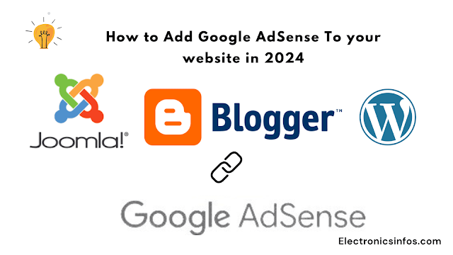 How to Add Google AdSense To your  website in 2024 | Electronicsinfos