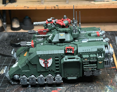 Dark Angels Repulsor WIP