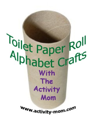 Craft Ideas Letters on The Activity Mom  Toilet Paper Roll Alphabet Crafts   M Is For Milk