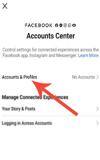 Facebook Center For Cross-post Story to Instagram Story