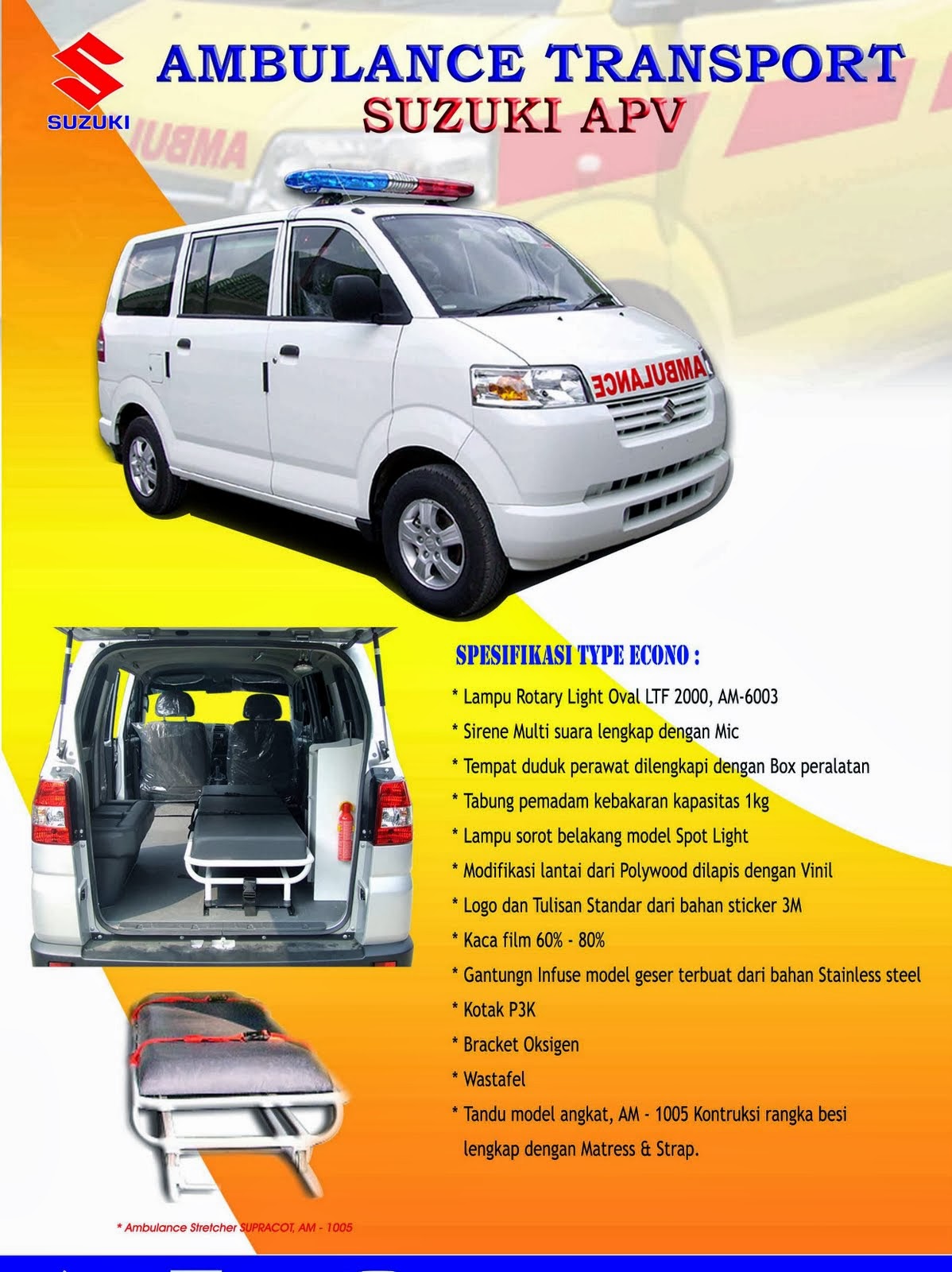 Paket Kredit Mobil Suzuki APV Ambulance