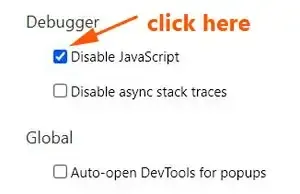 Disable JavaScript Chrome With DevTools Bypass Paywall