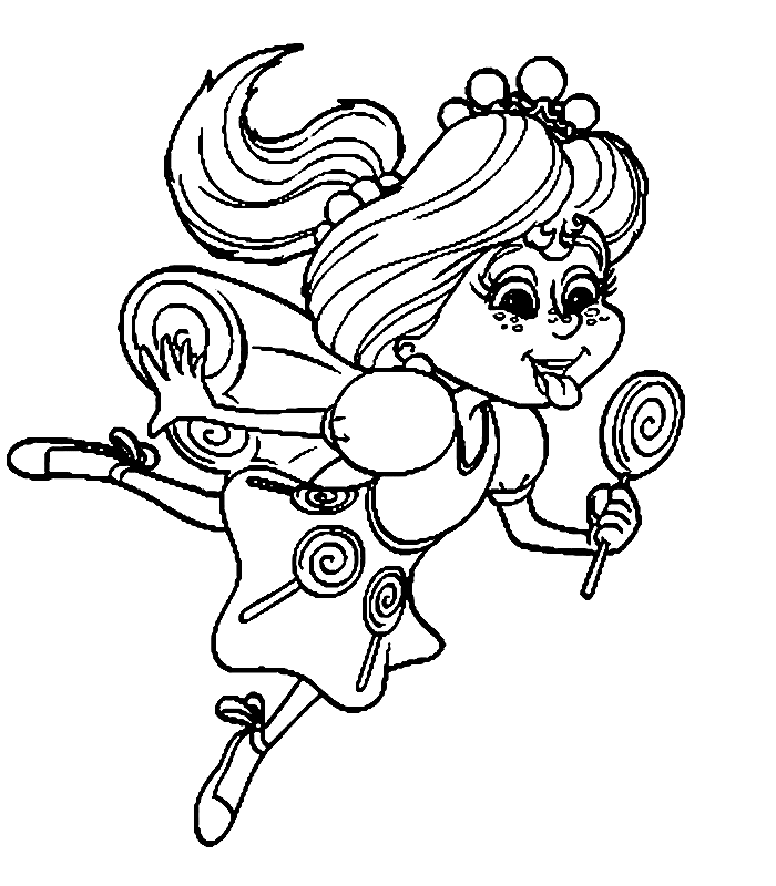 Candyland Coloring Page