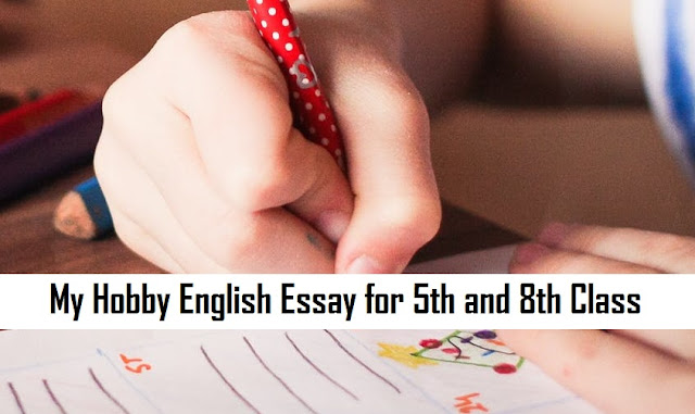 My Hobby English Essay for 5th and 8th Class