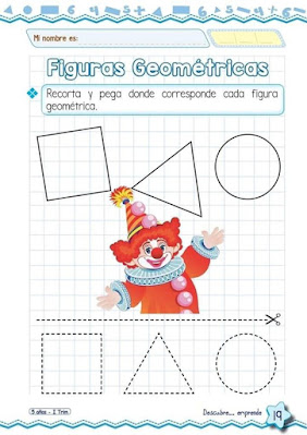 Figura geométrica del libro de Matemáticas de 5 años