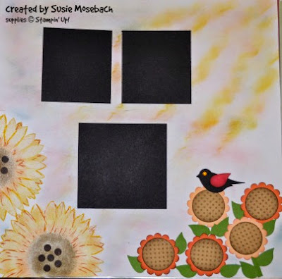 http://stampwithtrude.blogspot.com scrapbook page by Susie Mosebach