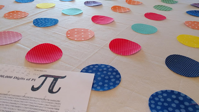 Rainbow Circle Pi Quilt