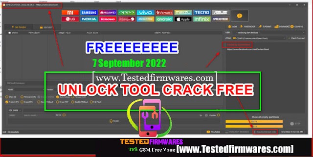 Unlock Tool Crack 7 September 2022 Full Version- Worked Free Download By[www.Testedfirmwares.com]