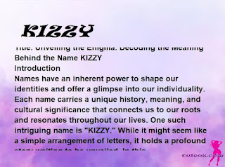 meaning of the name KIZZY