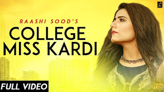 College Miss Kardi Lyrics |  Raashi Sood 