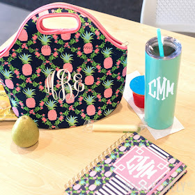 A Monogrammed Lunch Bag