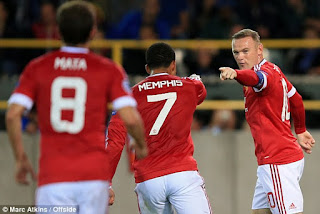 Rooney scores against Club Brugge