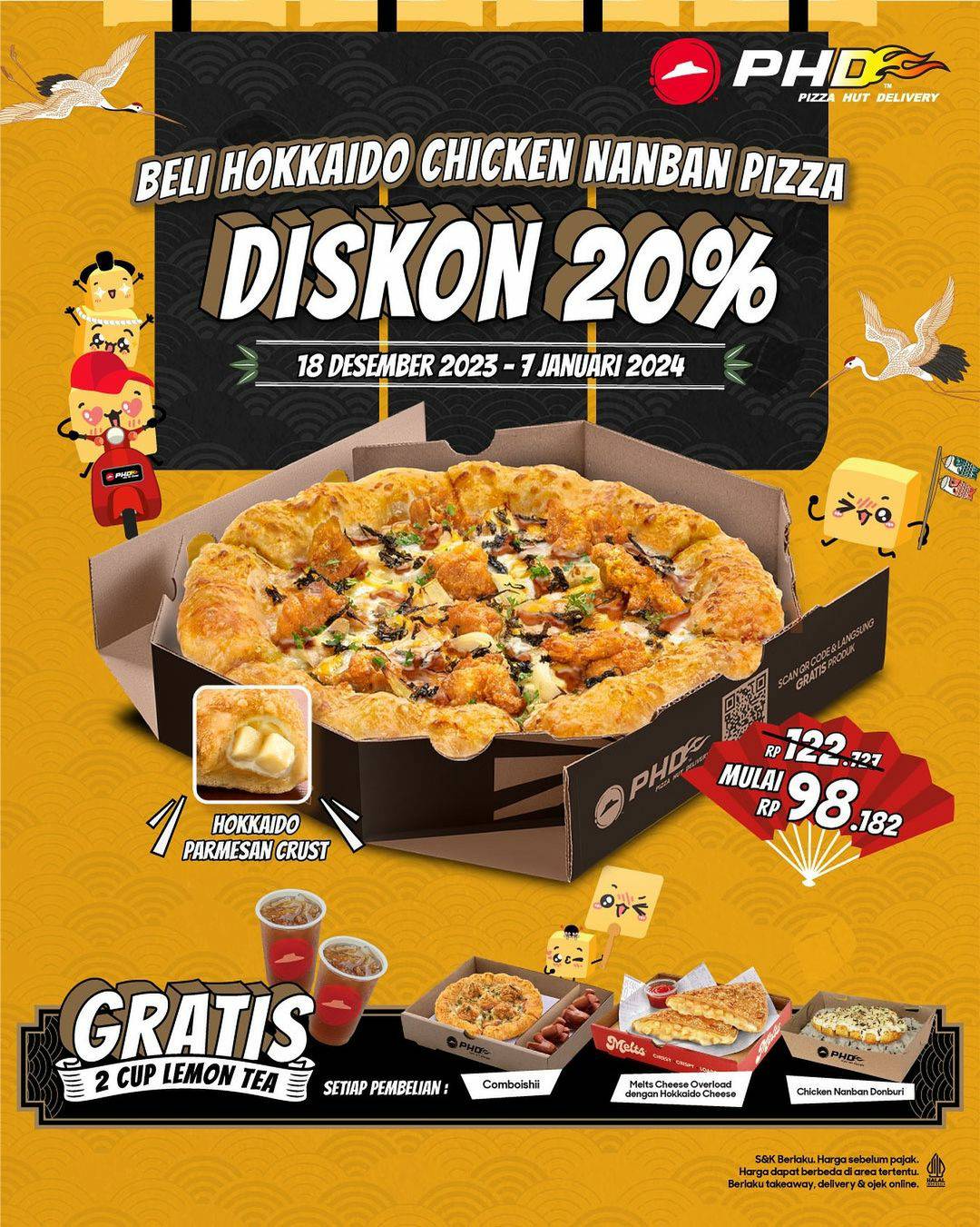 Promo PHD Beli Hokkaido Chicken Nanban Diskon 20%