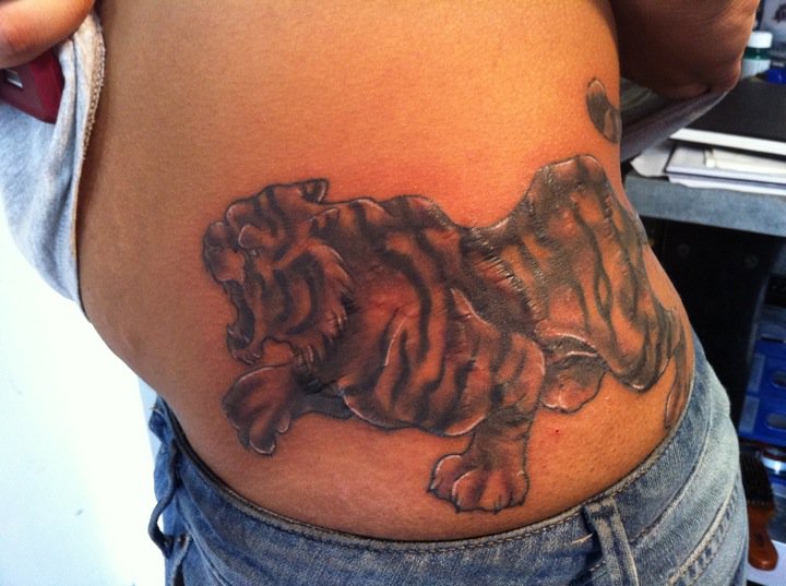 To The Conclusion That Tiger Tattoos Will Cover Up Their Stretch Marks