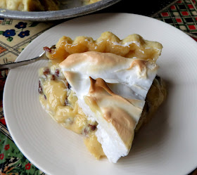 Raisin & Sour Cream Meringue Pie