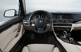 Interior shot of 2011 BMW 528i