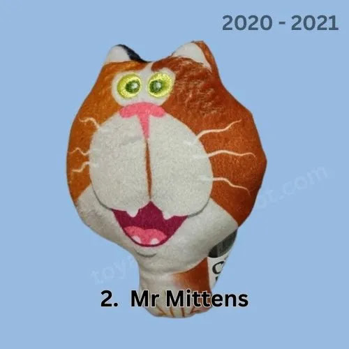 McDonalds Plush Mr Mittens Toy figure from Soul Happy Meal Toys promotion 2020-2021