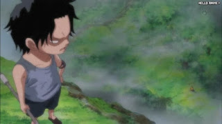 ワンピースアニメ 幼少期 493話 エース | ONE PIECE Episode 493