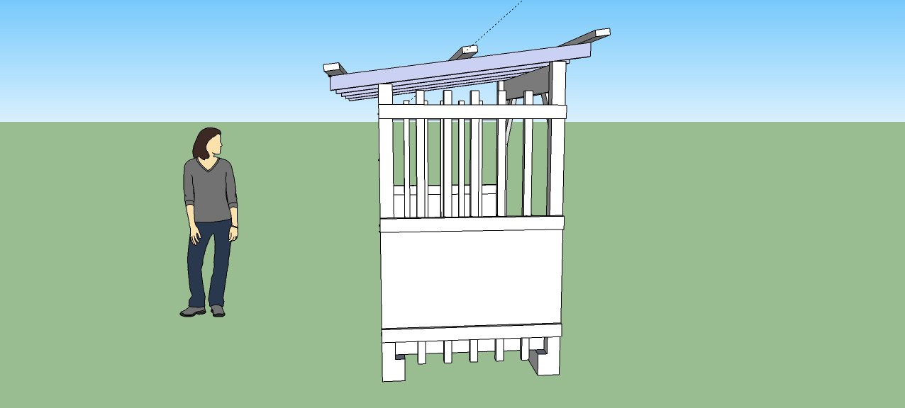 SketchUp Wood Shed