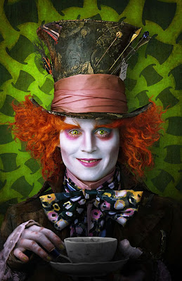 Tim Burton's Alice In Wonderland Promotional Photos - Johnny Depp as The Mad Hatter