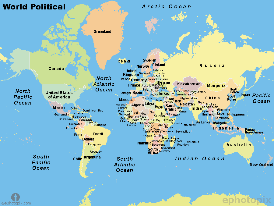 printable map of world with countries. printable map of world with