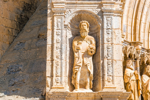 Detalle de la Iglesia Arciprestal de Santa María la Mayor de Morella