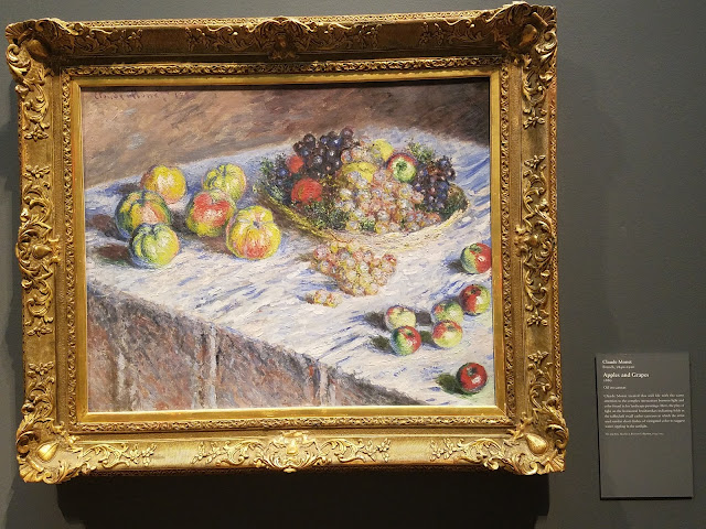 Apples and Grapes by Claude Monet