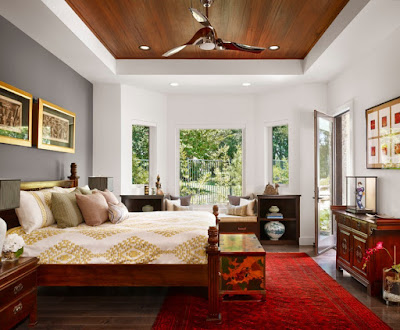 Marvelous Master Bedroom Interior and set light