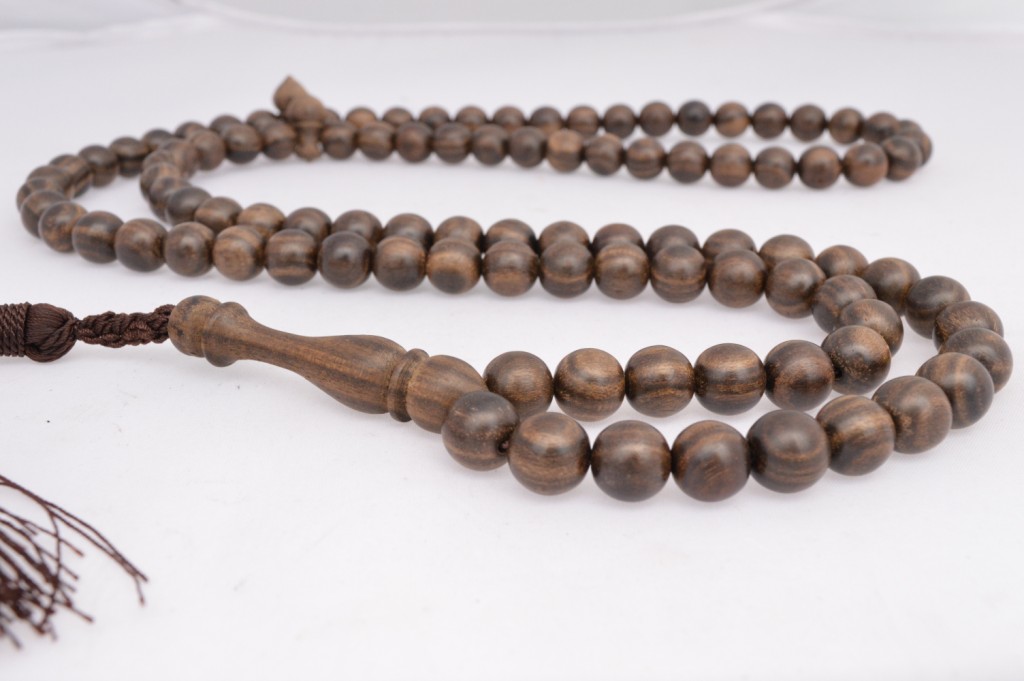 Tasbih Muslim Kayu  Kalimosodo  10mm INDAHCRAFT