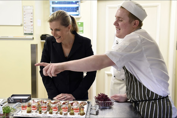 The Countess of Wessex as Patron of Shooting Star Chase, attended a Reception at Kensington Palace