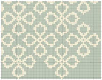 flower free cross stitch pattern