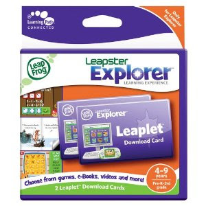 Pre-kindergarten toys - LeapFrog Leapster Explorer Leaplet Download Card