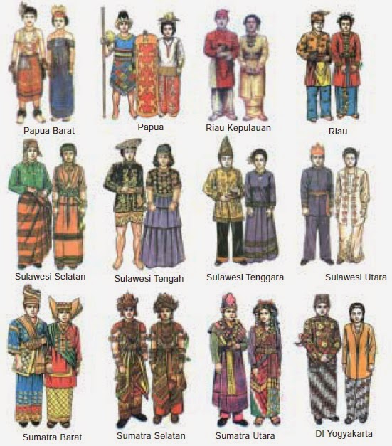 Gambar Pakaian Adat Indonesia Related Keywords 