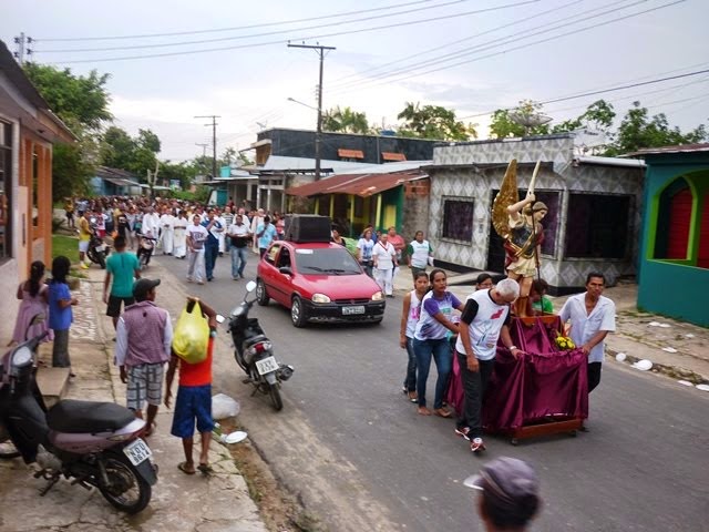 #Tabatinga-AM -  Iniciaram-se ontem, 25/09, sexta-feira, os festejos aos padroeiros de Tabatinga, Santos Anjos