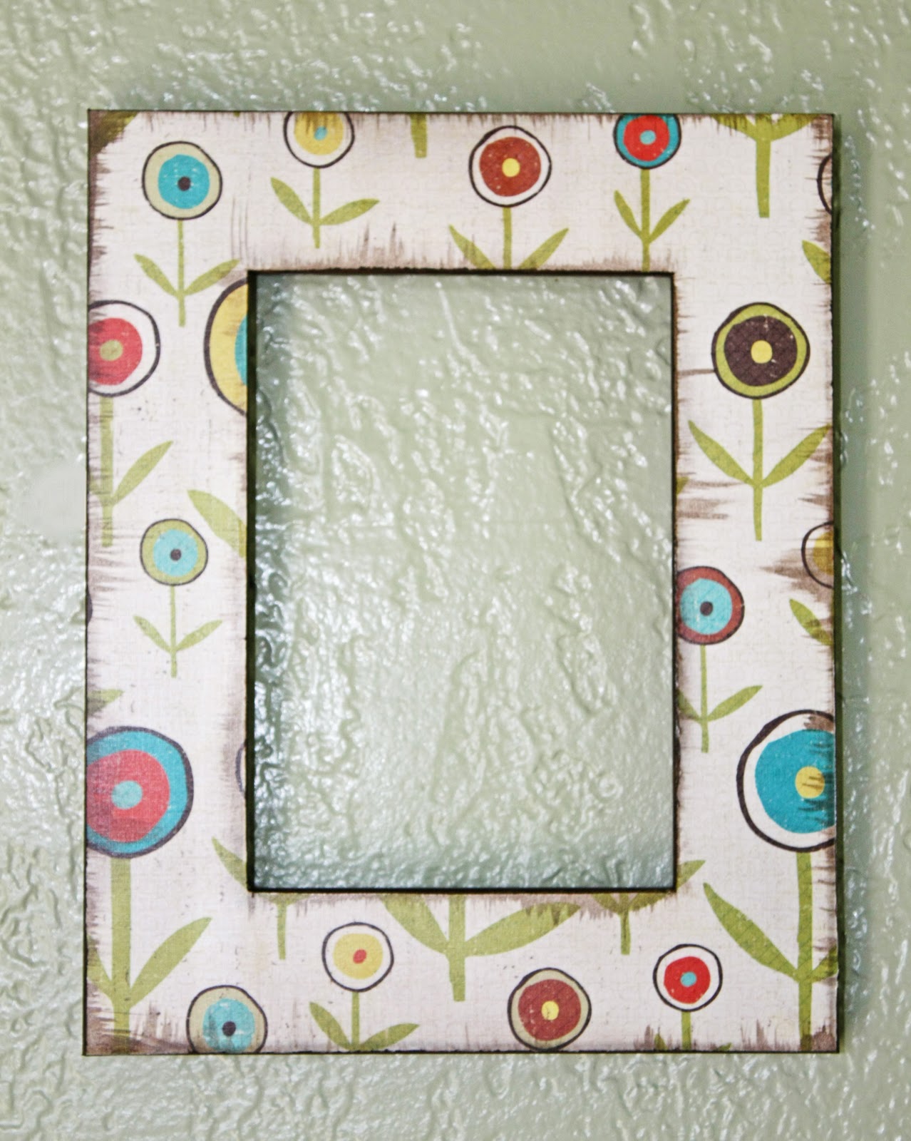 Using Paper To Decorate A Frame Stacy Risenmay intended for wooden picture frames to decorate for Your house