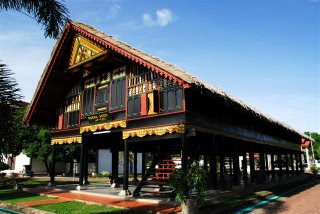 Dina Y Wulandari: Rumah adat dayak kalimantan