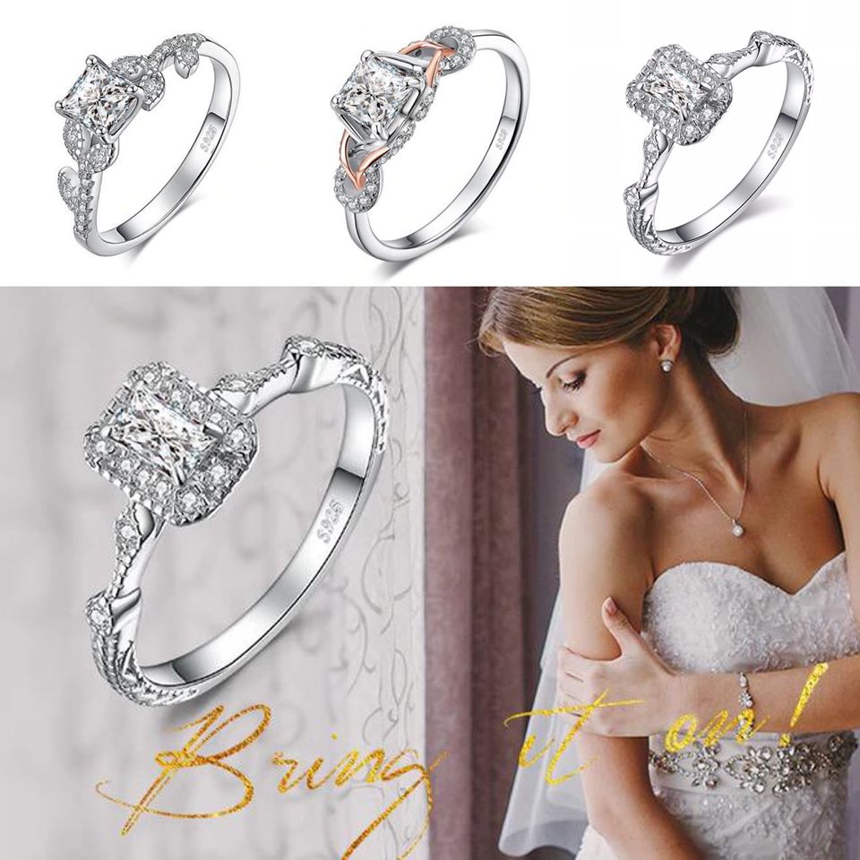 Man-Made Diamond Engagement Rings