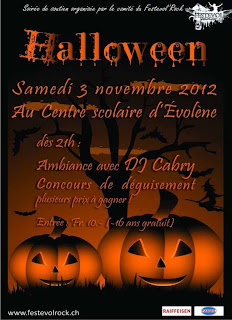 Soirée Halloween à Evolène - 3 novembre 2012