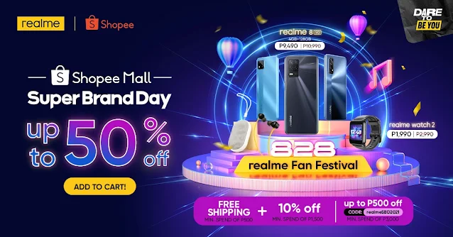 realme’s Shopee Super Brand Day Sale