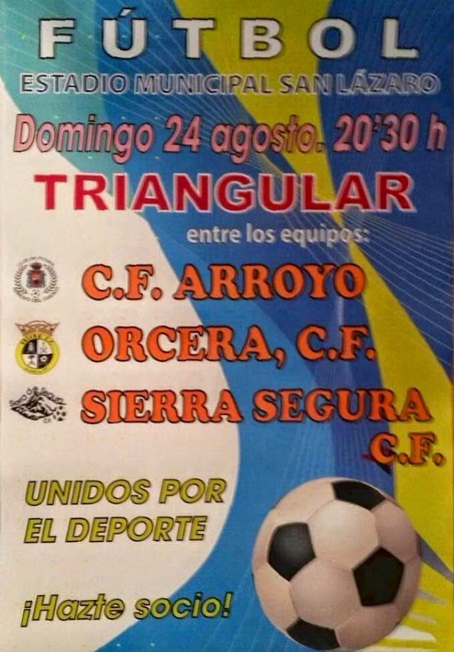 Triangular en Arroyo del Ojanco con: Sierra Segura CF,Arroyo del Ojanco CF y Orcera CF