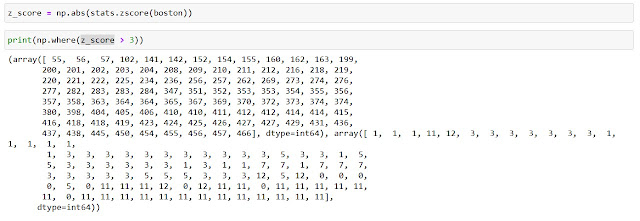 Calculating z-score