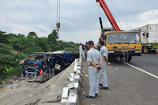 Jasa Raharja Jamin Seluruh Korban Kecelakaan Bus PO Shantika  di Tol Pemalang