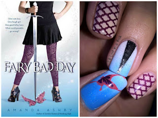 Literary Nails: Fairy Bad Day by Amanda Ashby