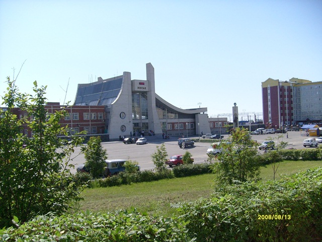  Вокзал в Северобайкальске 