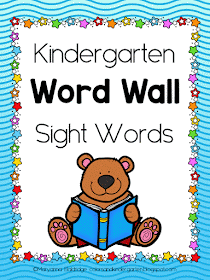 https://www.teacherspayteachers.com/Product/Kindergarten-Word-Wall-Sight-Words-2017503